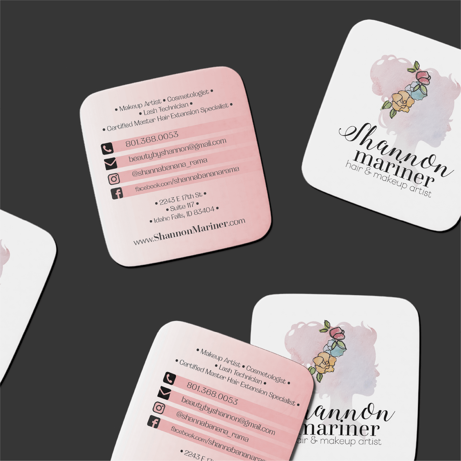 Shannon business card design