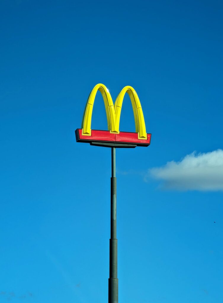 Golden Arches brand color for DcDonalds