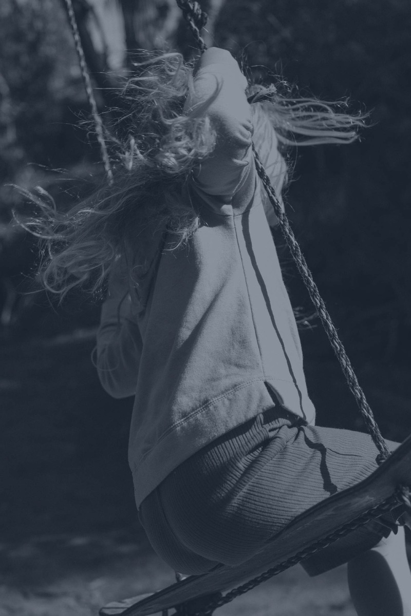 Girl on a swing