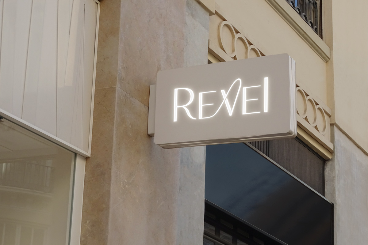 Revel Medspa -Lighted sign